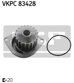 Водяной насос / прокладка SKF для PEUGEOT 405 I (15B) 1.4